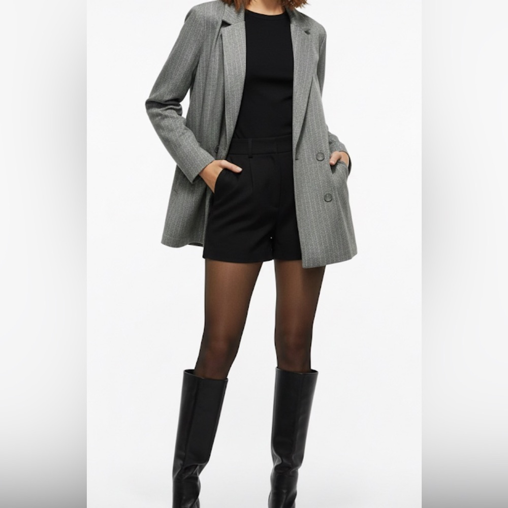 DYNAMITE Double Breasted Blazer Oversized Gray Size Medium - Picture 10 of 10